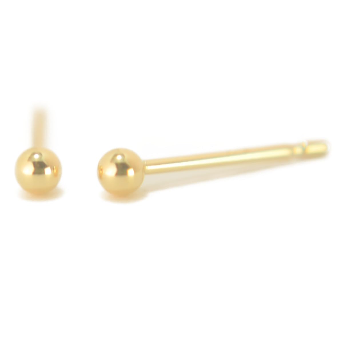 K18 Yellow Gold Round Ball Earrings 2mm Ball Earrings 18K K18 1 Pair for Both Ears Made in Japan Nickel Free yokomountain (Fitted Back)
K18 Yellow Gold Round Ball Earrings 2mm Ball Earrings 18K K18 1 Pair for Both Ears Made in Japan Nickel Free yokomountain (Fitted Back)