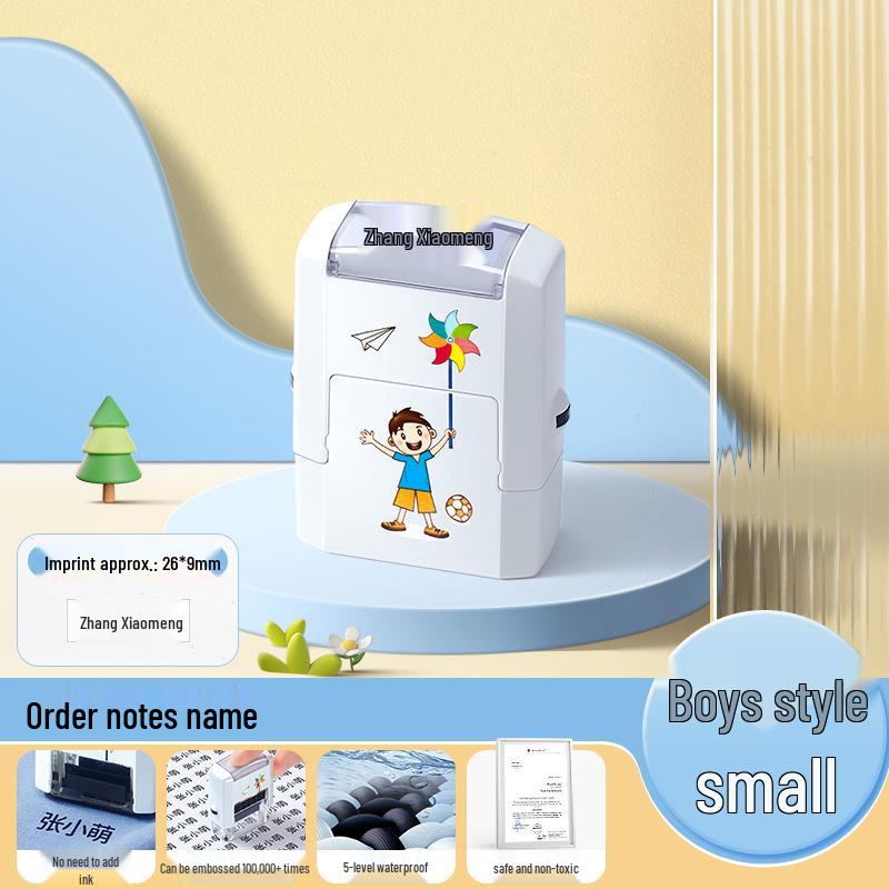 Waterproof Name Stamp for Children s Clothes & Supplies - No Fade
Waterproof Name Stamp for Children s Clothes & Supplies - No Fade
