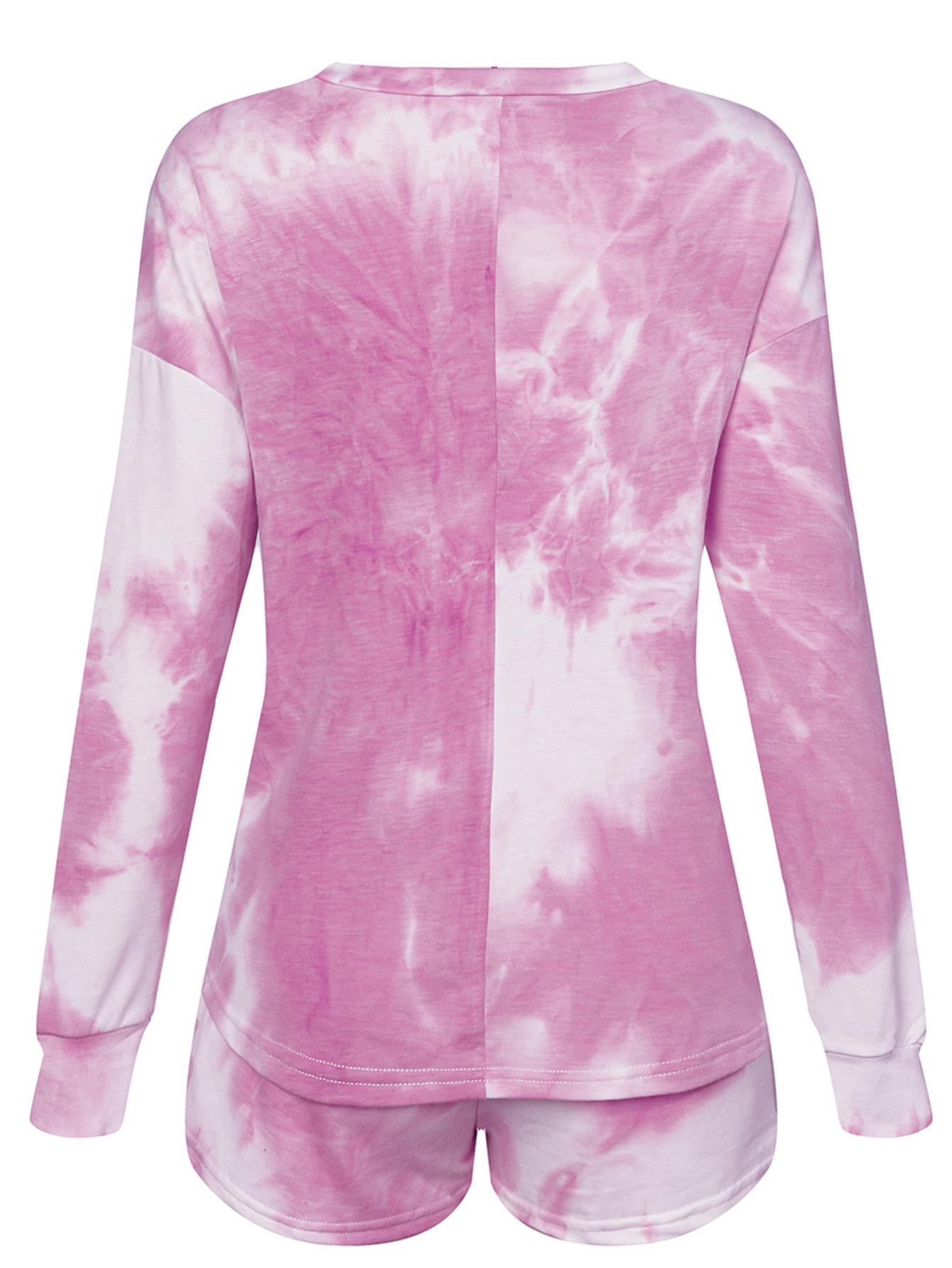 Long Sleeve Tie-Dye 2-Piece Shorts Home Set 2020 Medium
Long Sleeve Tie-Dye 2-Piece Shorts Home Set 2020 Medium