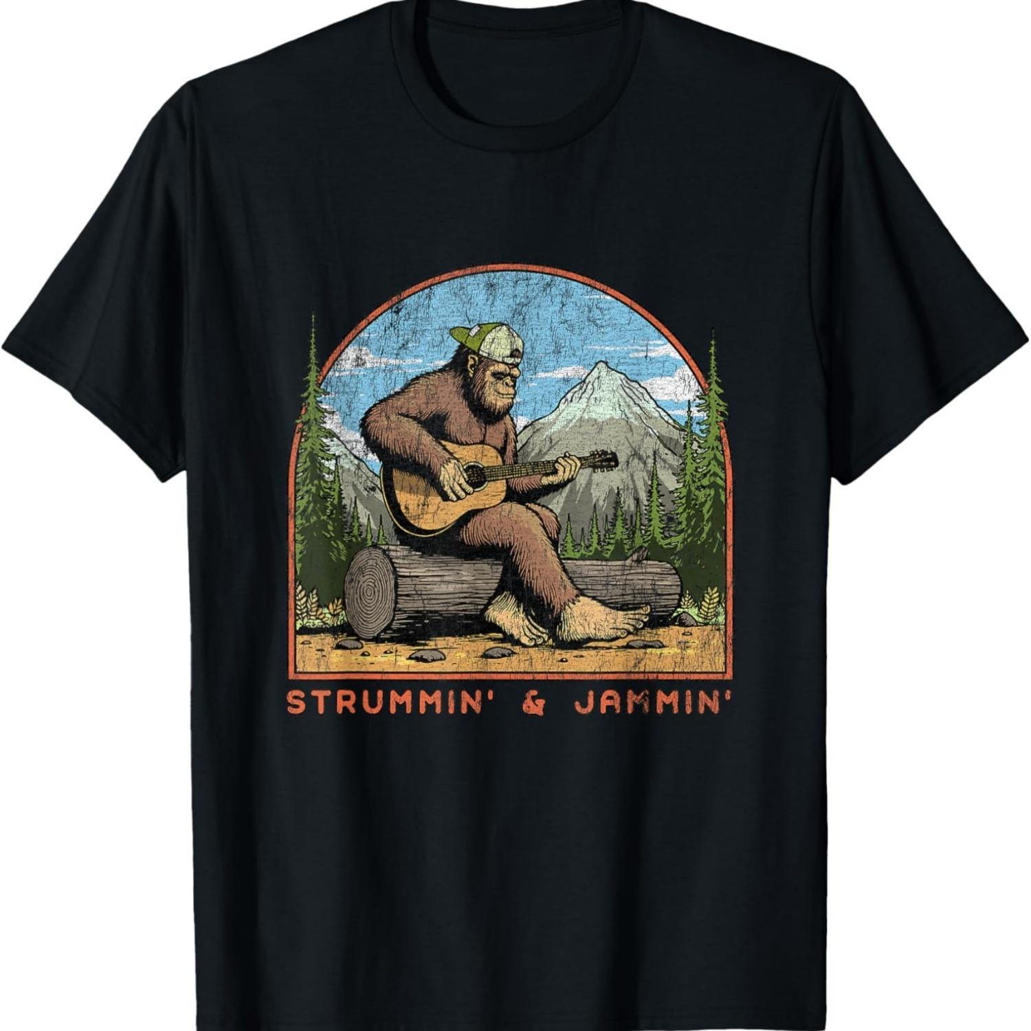 Strummin & Jammin Bigfoot - Outdoor Guitar Serenade T-Shirt S чёрный
Strummin & Jammin Bigfoot - Outdoor Guitar Serenade T-Shirt S чёрный