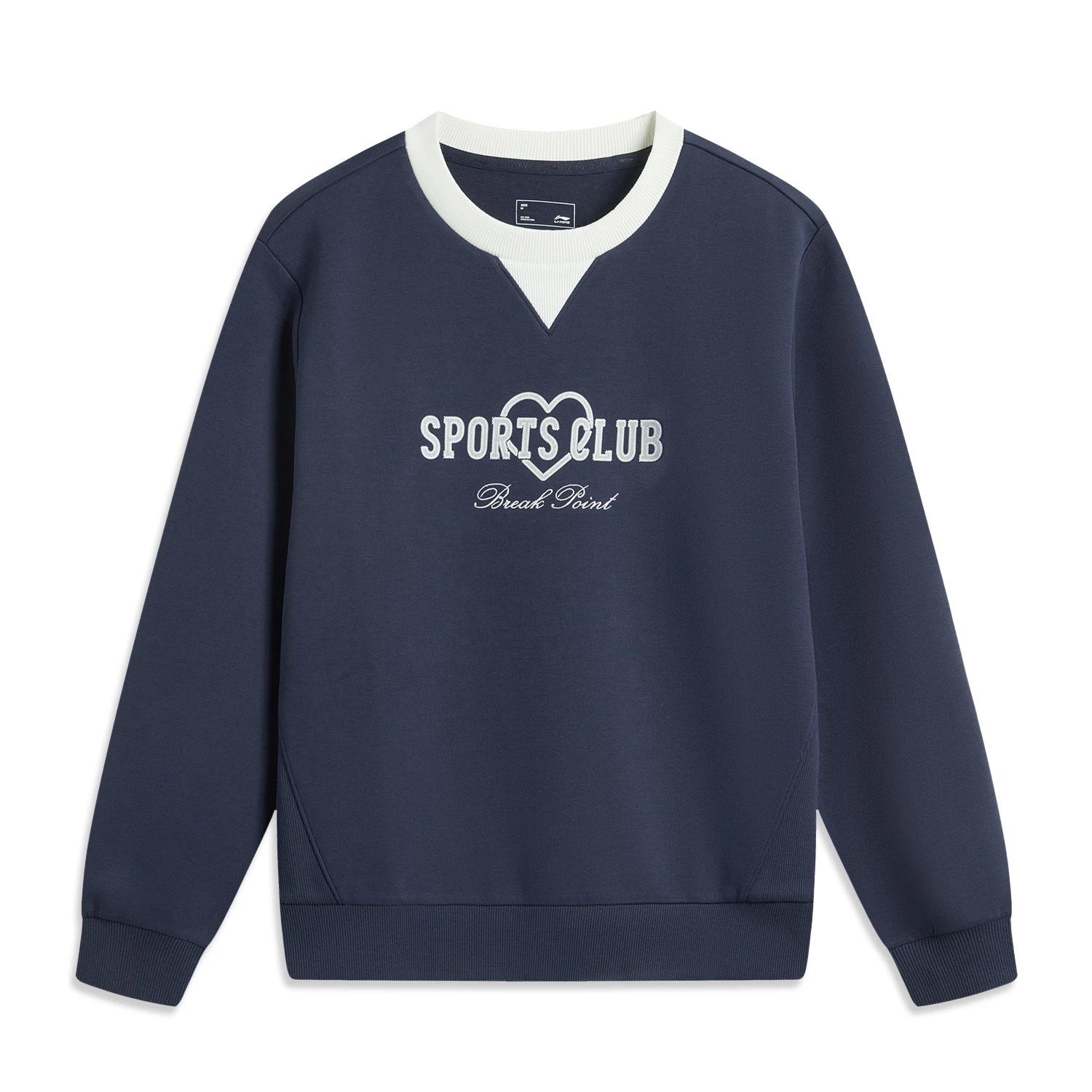 Li-Ning Sports Trend Series Comfortable Breathable Color Block Round Neck Loose Sweatshirt Women sweatshirt Deep-Iris-Blue AWDU448-5 XS
Li-Ning Sports Trend Series Comfortable Breathable Color Block Round Neck Loose Sweatshirt Women sweatshirt Deep-Iris-Blue AWDU448-5 XS