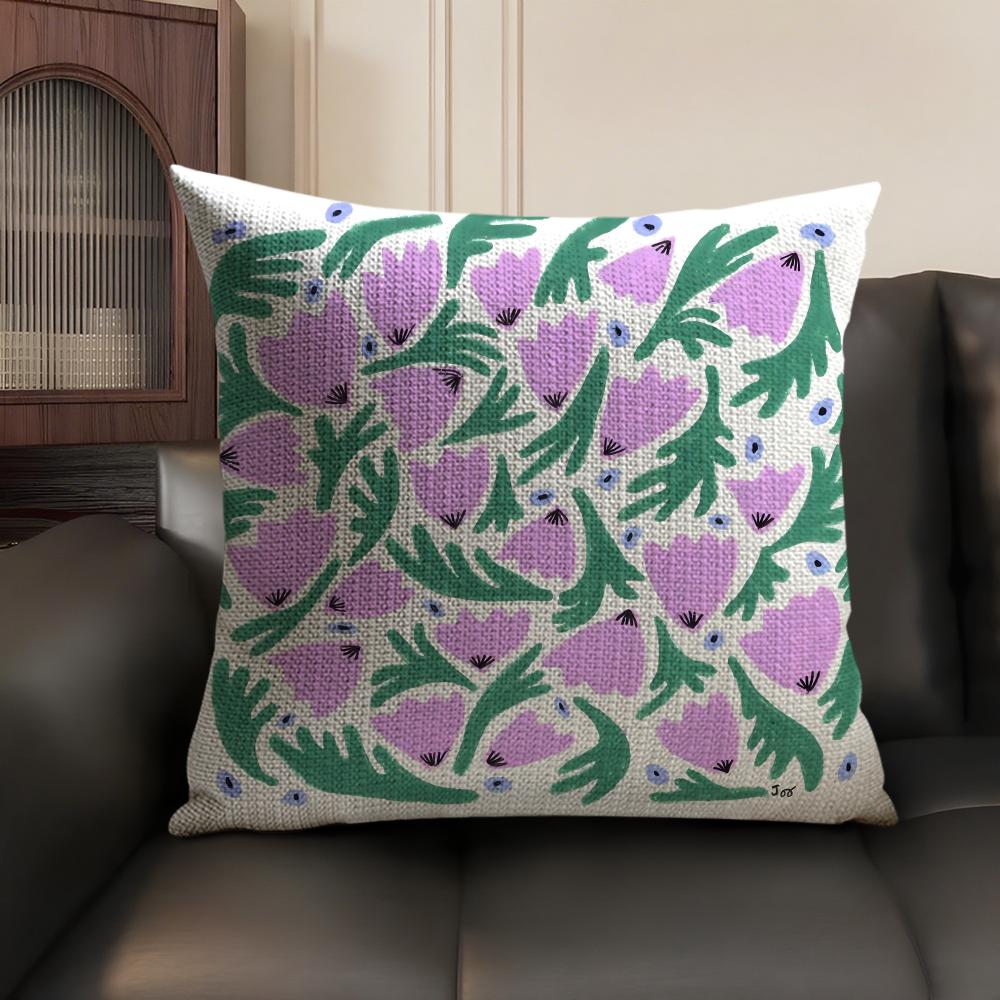 Fresh and healing Cushion Cover Natural Linen Organic Fabric DoubleSided Printing Sofa Home Decor Breathable Environmentally 30x30cm
Fresh and healing Cushion Cover Natural Linen Organic Fabric DoubleSided Printing Sofa Home Decor Breathable Environmentally 30x30cm