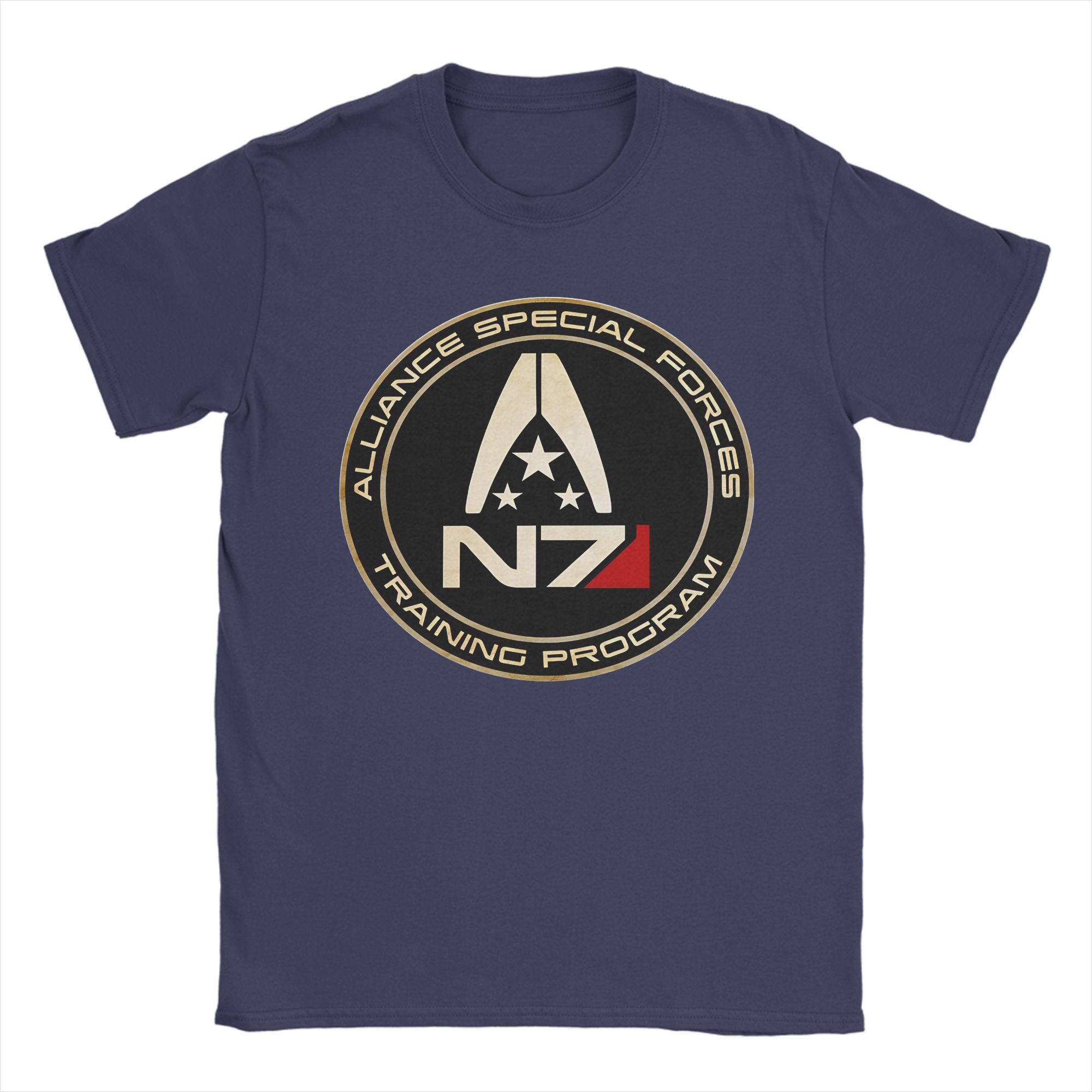 Mass Effect N7 TShirt Summer Vintage TShirts Cotton Leisure Tshirt For Couple Casual Tees 4XL
Mass Effect N7 TShirt Summer Vintage TShirts Cotton Leisure Tshirt For Couple Casual Tees 4XL