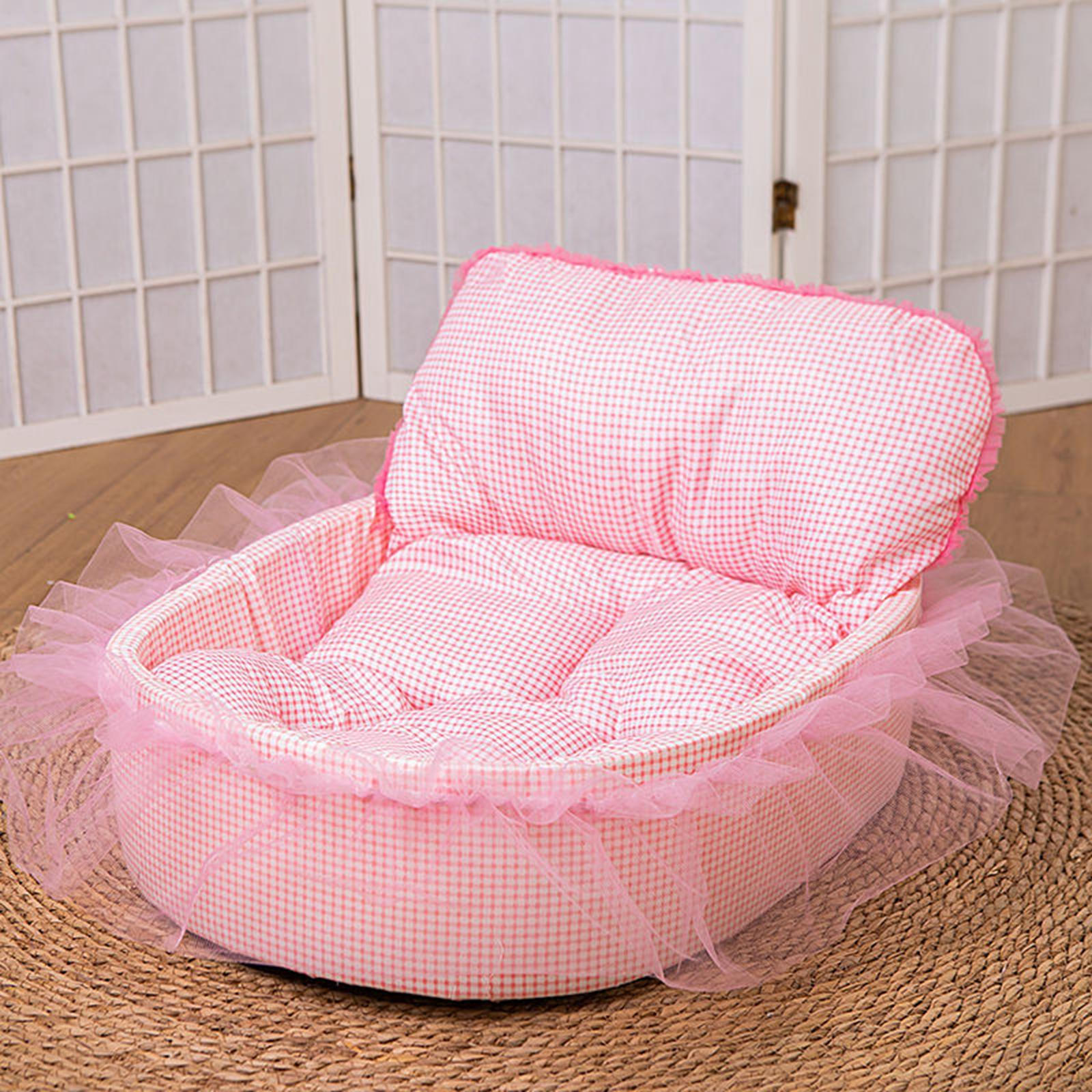 Кровать принцессы для домашних животных, кружевные принадлежности для щенков, спальный портативный диван, домик для питомника
Кровать принцессы для домашних животных, кружевные принадлежности для щенков, спальный портативный диван, домик для питомника