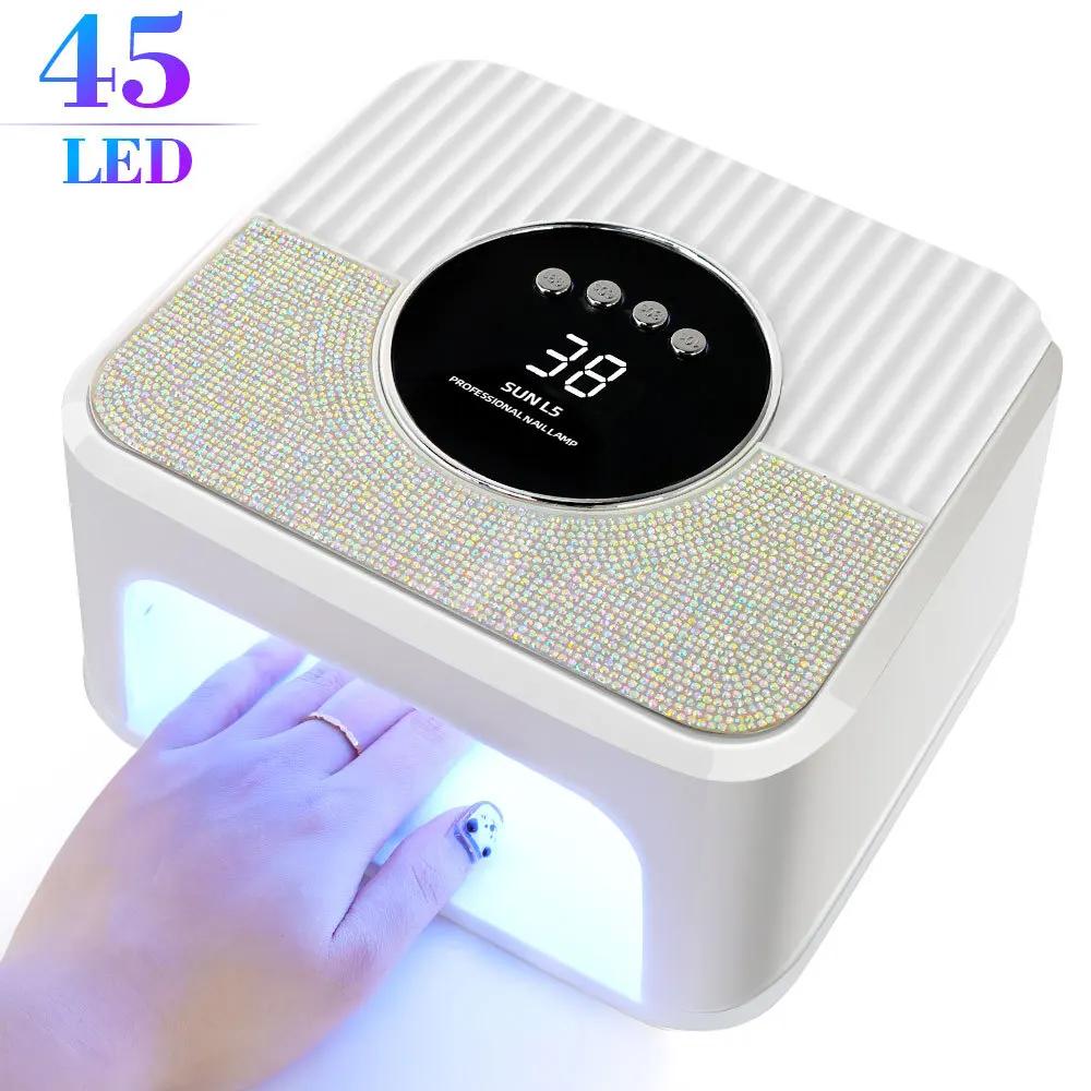 sunL5 260W Professional Nail Dryer 45 eds Nail Dryer UV Lamp for Curing All Gel Nail Polish Motion Sensing Manicure Pedicure AU білий
sunL5 260W Professional Nail Dryer 45 eds Nail Dryer UV Lamp for Curing All Gel Nail Polish Motion Sensing Manicure Pedicure AU білий