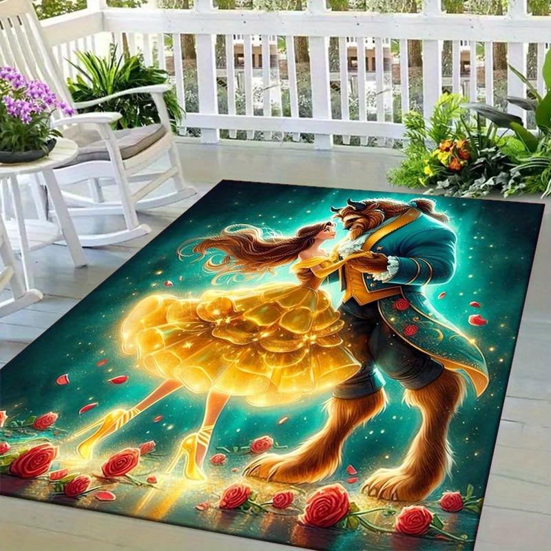 1pc Beauty and The Beast Pattern Area Rug Soft Flannel Floor Mat for Living Room, Bedroom, Kitchen, Sofa Coffee Table Floor Mat, Machine Washable 60cm by 90cm
1pc Beauty and The Beast Pattern Area Rug Soft Flannel Floor Mat for Living Room, Bedroom, Kitchen, Sofa Coffee Table Floor Mat, Machine Washable 60cm by 90cm