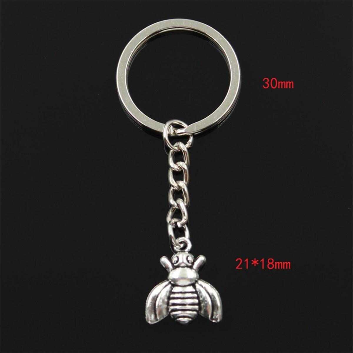 Модная пчела 21x18 мм кулон 30 мм брелок для ключей металлическая цепочка для мужчин автомобильный подарок сувенирный брелок серебряный
Модная пчела 21x18 мм кулон 30 мм брелок для ключей металлическая цепочка для мужчин автомобильный подарок сувенирный брелок серебряный