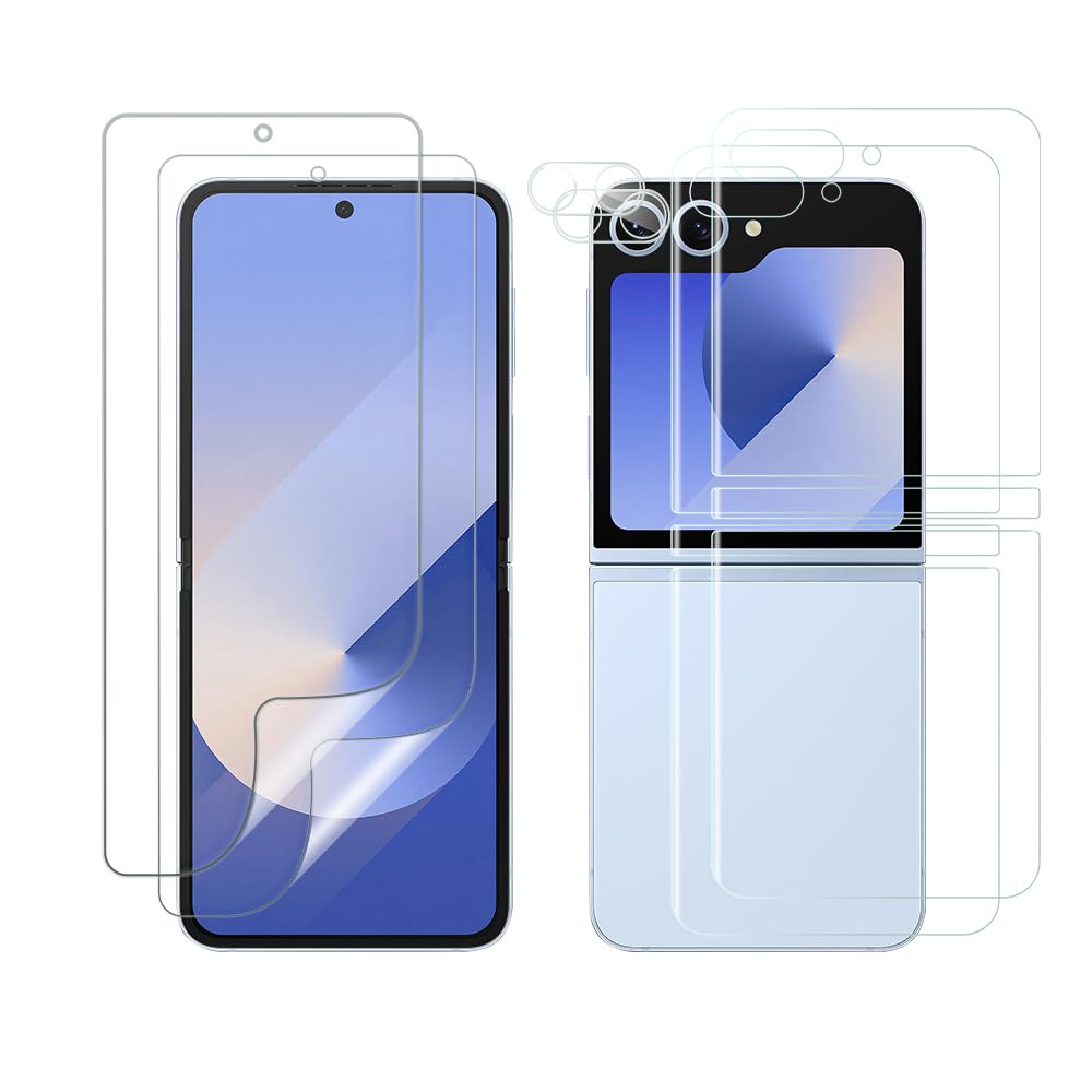 HeeNia совместима с Samsung Galaxy Z Flip 6 5G, защитная пленка, пленка для камеры, задняя пленка, полная защита экрана, материал TPU, мягкая пленка
HeeNia совместима с Samsung Galaxy Z Flip 6 5G, защитная пленка, пленка для камеры, задняя пленка, полная защита экрана, материал TPU, мягкая пленка