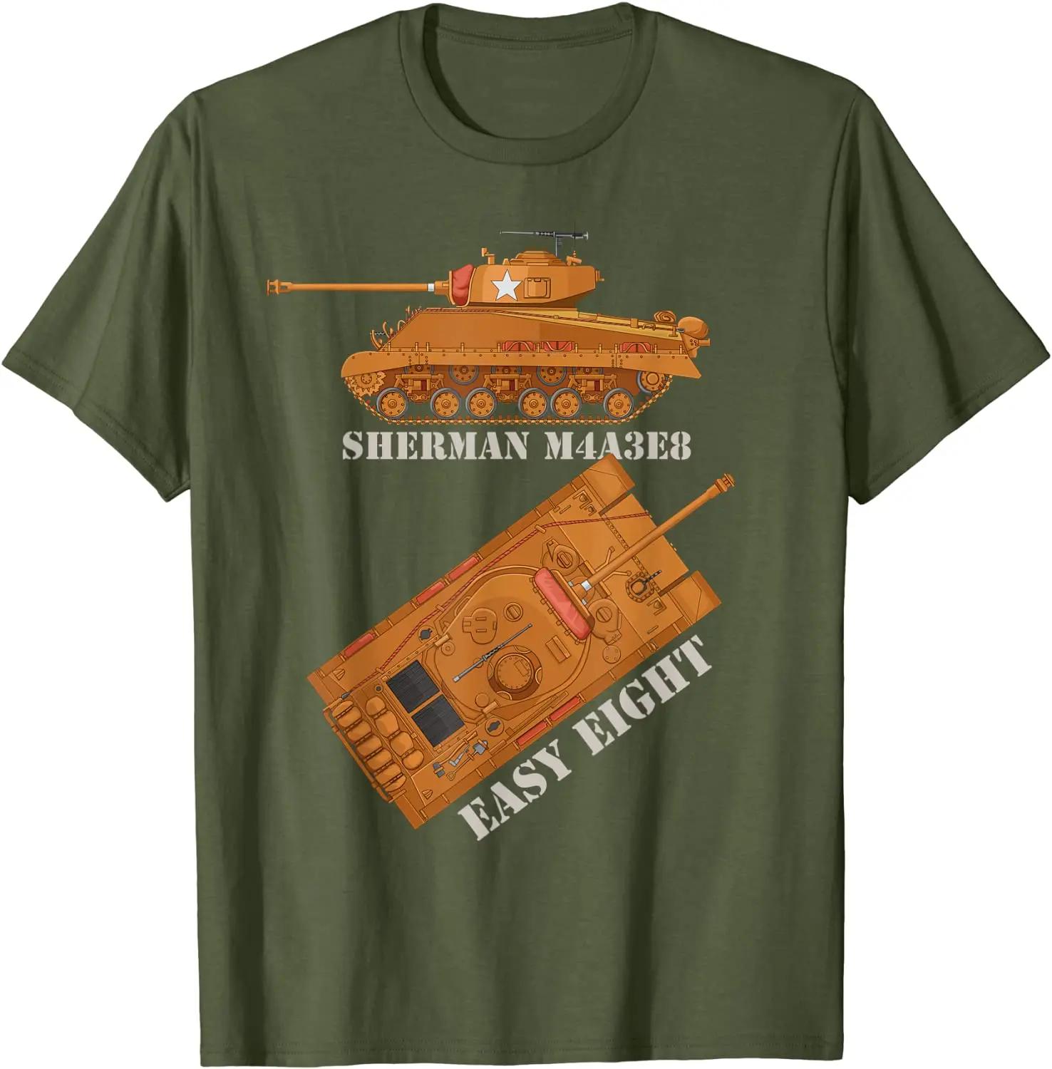 Sherman M4A3E8 Easy Eight American WWII Tanks Diagram TShirt Summer Cotton ONeck Short Sleeve Mens T Shirt New S3XL 4XL
Sherman M4A3E8 Easy Eight American WWII Tanks Diagram TShirt Summer Cotton ONeck Short Sleeve Mens T Shirt New S3XL 4XL