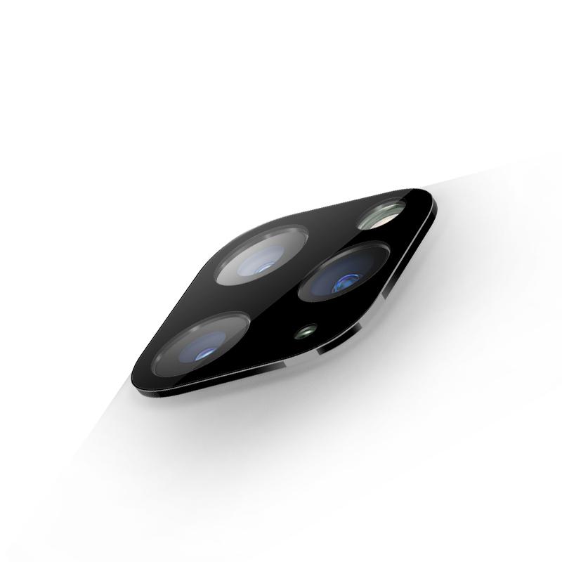 Metal+Tempered Glass Camera Lens Ring Protector for iPhone 11 Pro Max 6.5 /11 Pro 5.8 (2019) Black
Metal+Tempered Glass Camera Lens Ring Protector for iPhone 11 Pro Max 6.5 /11 Pro 5.8 (2019) Black