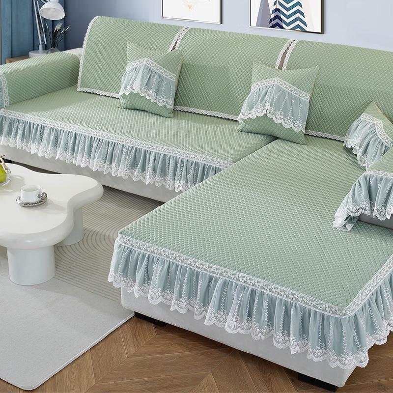 Новая подушка для дивана, чехол для дивана Cool Bean, противоскользящая и простая универсальная подушка для сиденья, дышащее летнее тканевое полотенце для чехла для дивана 76*70