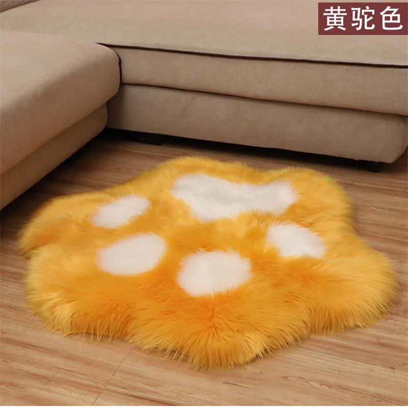 Cute Cat Paw Bear Foot Cushion Animal Footprint Shape Soft Plush Carpet Home Sofa Table Floor Mat Bedroom Decorative Carpet 2021 45cmx45cm
Cute Cat Paw Bear Foot Cushion Animal Footprint Shape Soft Plush Carpet Home Sofa Table Floor Mat Bedroom Decorative Carpet 2021 45cmx45cm