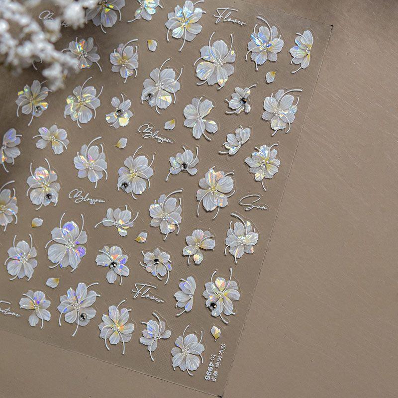 Bright Crystal Shell Light Florals Nail Stickers Relief 5D New Arrival 3 Dstereo Net Red Sun Nail Stickers Decorations White rich flowers 4996((Crystal Drill))
Bright Crystal Shell Light Florals Nail Stickers Relief 5D New Arrival 3 Dstereo Net Red Sun Nail Stickers Decorations White rich flowers 4996((Crystal Drill))