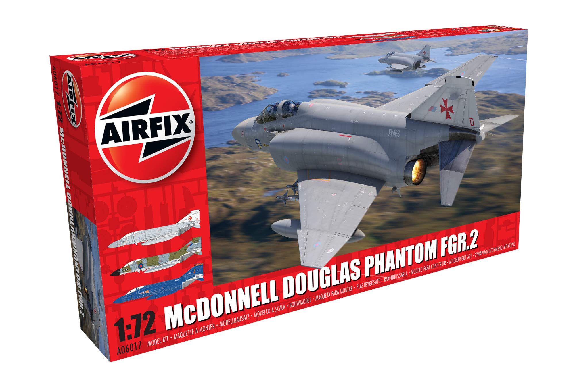 Airfix Royal Air Force McDonnell Douglas Phantom Fighter Plastic Model X6017 1/72 FGR.2
Airfix Royal Air Force McDonnell Douglas Phantom Fighter Plastic Model X6017 1/72 FGR.2