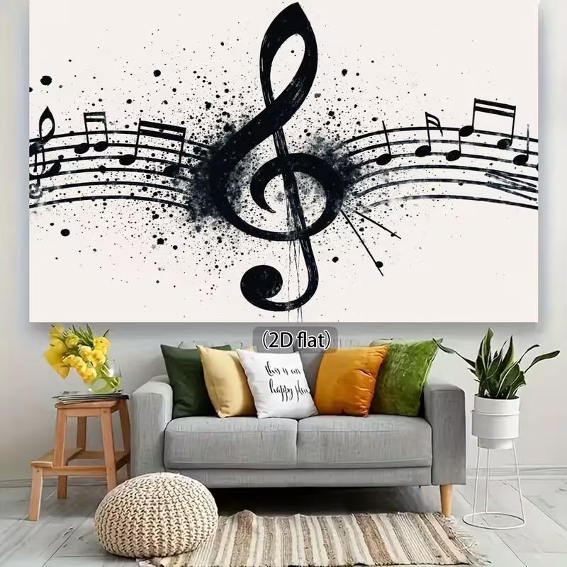 2D Abstract Music Art Tapestry, Treble Clef and Staff Design 47.2x31.5inch/120*80cm
2D Abstract Music Art Tapestry, Treble Clef and Staff Design 47.2x31.5inch/120*80cm