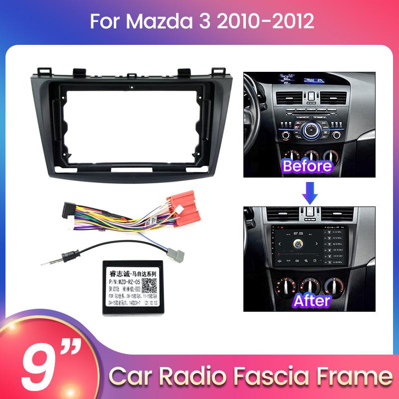 Car accessories - Harness trim Panel Center console Kit 9inch Car Radio Car multimedia Player Frame Cable For Mazda 3 2010 2011 2012
Car accessories - Harness trim Panel Center console Kit 9inch Car Radio Car multimedia Player Frame Cable For Mazda 3 2010 2011 2012