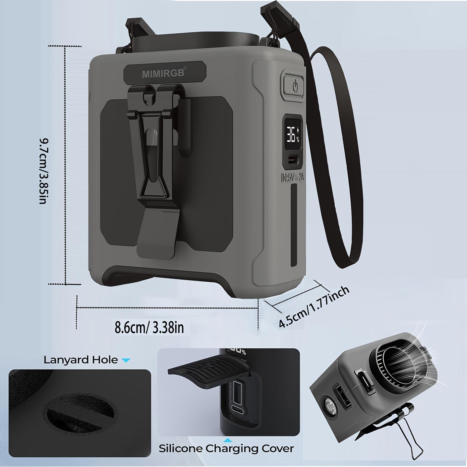 Waist Hanging Fan Mini Rechargeable Portable Belt Waist Clip 5 Levels of Cooling Free Your Hands for Outdoor Work Camping серый
Waist Hanging Fan Mini Rechargeable Portable Belt Waist Clip 5 Levels of Cooling Free Your Hands for Outdoor Work Camping серый