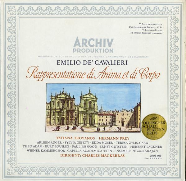 LP Пластинка ЭМИЛИО ДЕ КАВАЛЬЕРИ, ТАТЬЯНА ТРОЯ - Rappresentatione Di Anima, Et Di Co 2708016 ARCHIV PRODUKIT 1970 Германия Оби Классика Б/У
LP Пластинка ЭМИЛИО ДЕ КАВАЛЬЕРИ, ТАТЬЯНА ТРОЯ - Rappresentatione Di Anima, Et Di Co 2708016 ARCHIV PRODUKIT 1970 Германия Оби Классика Б/У