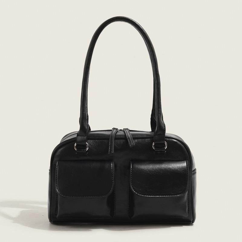 Bowling Bag Women 2025 Korean Style Needle Sickness Xu Yunzhen Same Armpit Retro Simple Commuter Boston чорний
Bowling Bag Women 2025 Korean Style Needle Sickness Xu Yunzhen Same Armpit Retro Simple Commuter Boston чорний