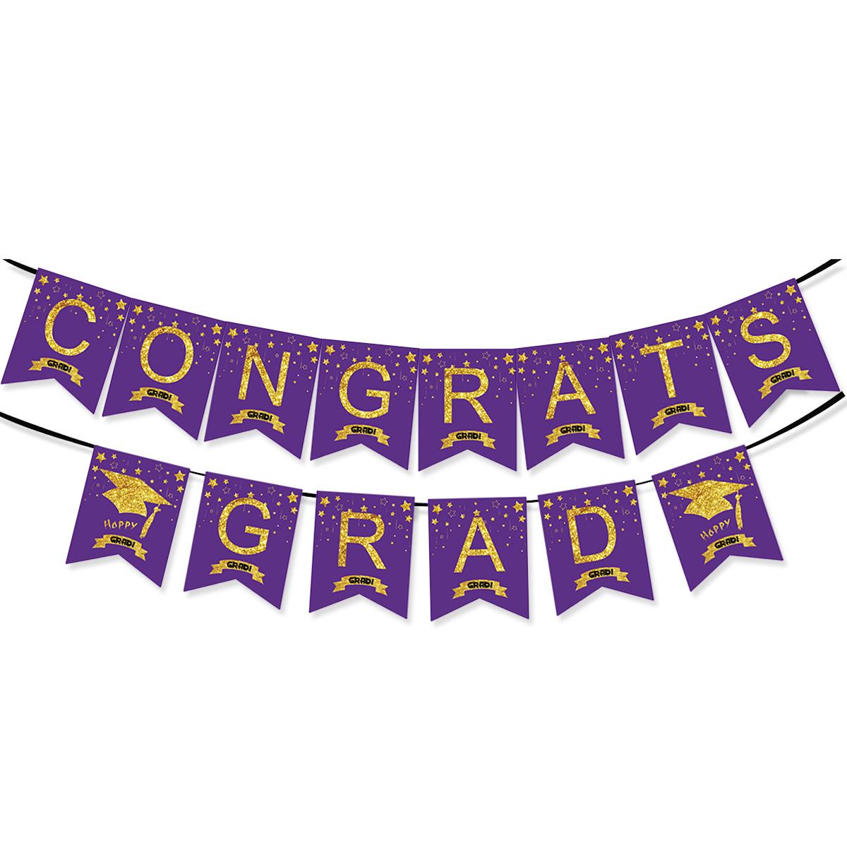 Graduation Season Congrats Grad Blue Graduation Flag Customization Congratulations on graduation purple flag
Graduation Season Congrats Grad Blue Graduation Flag Customization Congratulations on graduation purple flag