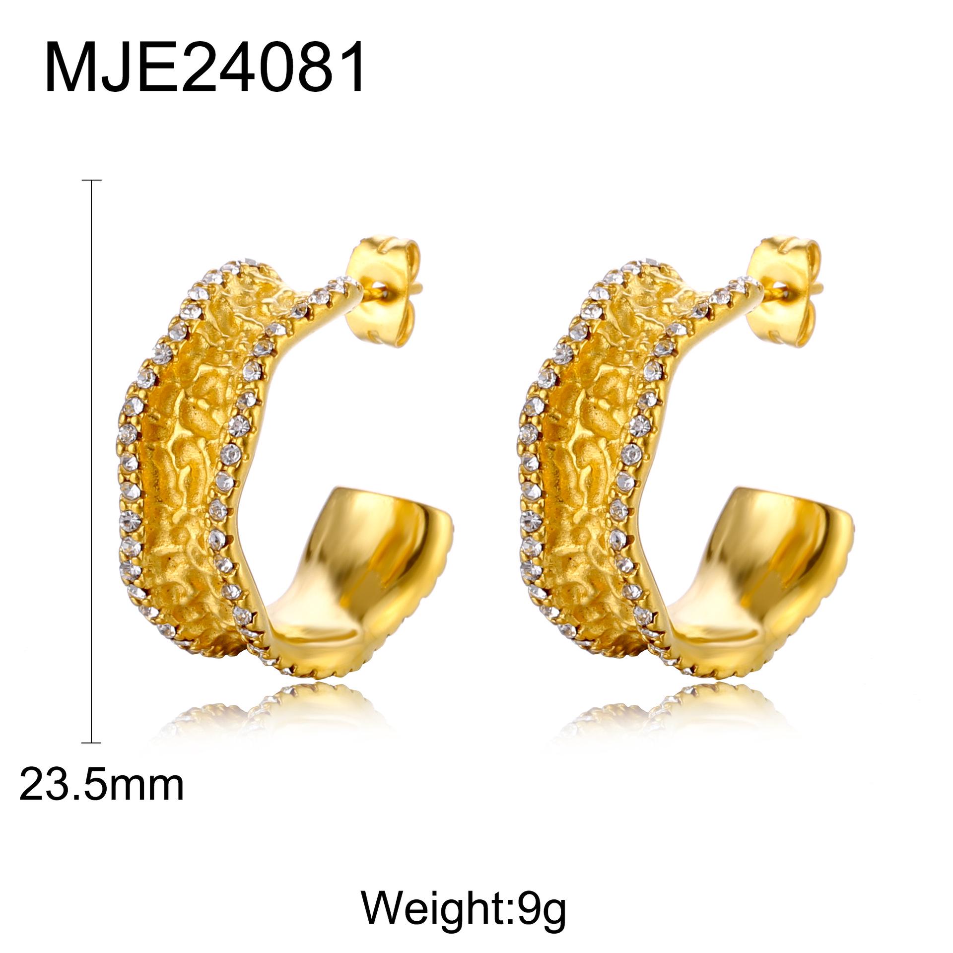 Elegant European & American Zircon Stud Earrings: Unique Luxury Design with Irregular Metal Hoops for Distinctive Style 18K золотой
Elegant European & American Zircon Stud Earrings: Unique Luxury Design with Irregular Metal Hoops for Distinctive Style 18K золотой