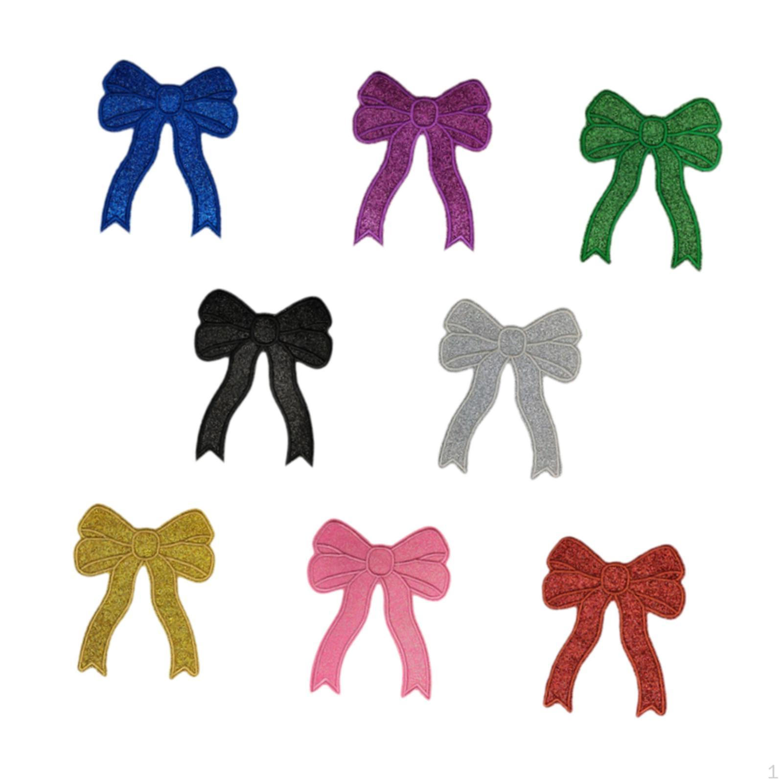 Bow Embroidered Patches Iron on Novelty Portable Diy Sew Decorative Appliques for Jeans Quantity 8
Bow Embroidered Patches Iron on Novelty Portable Diy Sew Decorative Appliques for Jeans Quantity 8