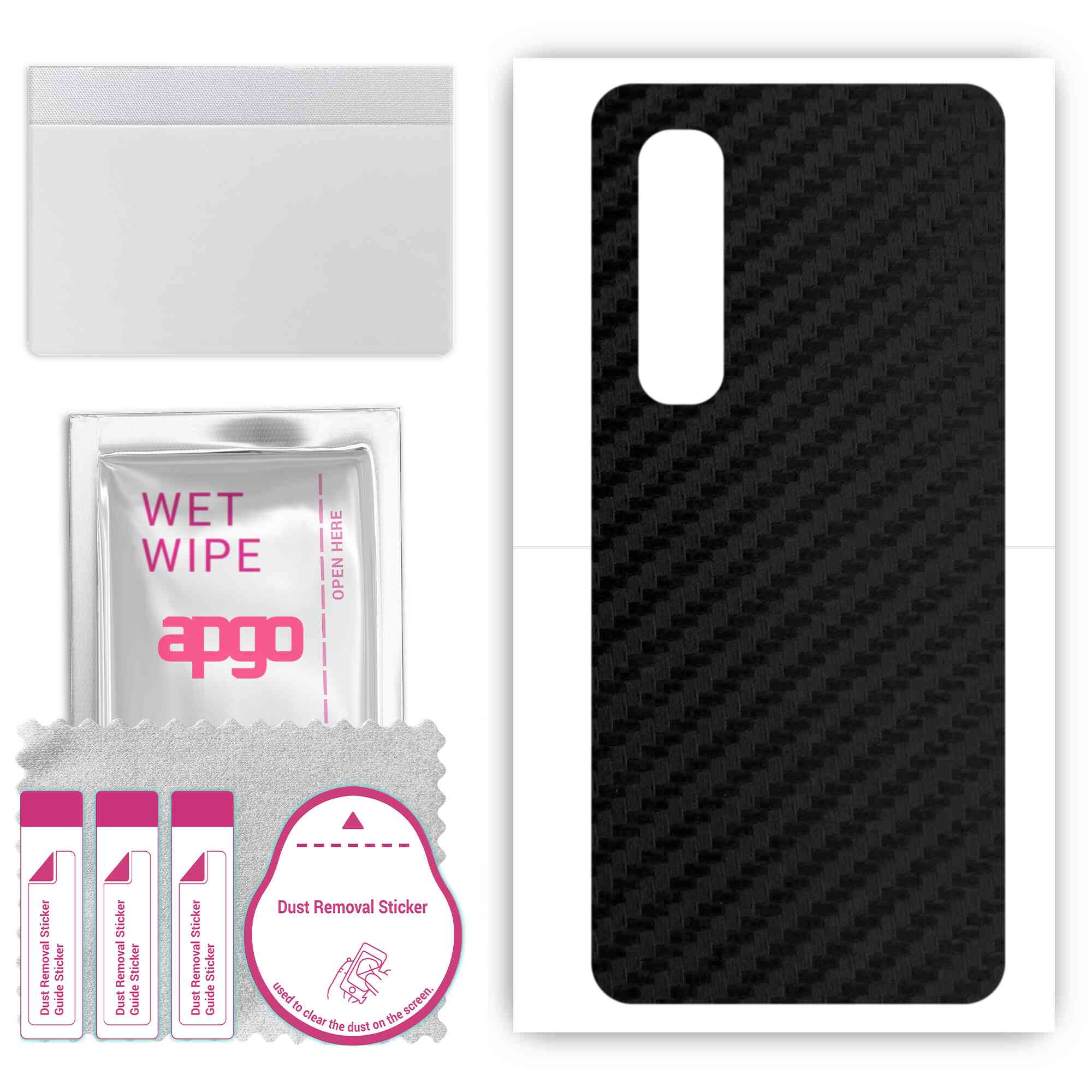 apgo Protective Skin Sticker for the back compatible with Oppo Find X2, Wrap Film, Foil, Vinyl - Pattern Carbon Black
apgo Protective Skin Sticker for the back compatible with Oppo Find X2, Wrap Film, Foil, Vinyl - Pattern Carbon Black