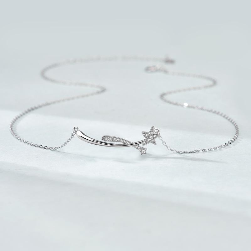 Li Ming Starry Sky Meteor Shower Necklace - 925 Sterling Silver Korean Fashion for Women. 925 Sterling Silver
Li Ming Starry Sky Meteor Shower Necklace - 925 Sterling Silver Korean Fashion for Women. 925 Sterling Silver
