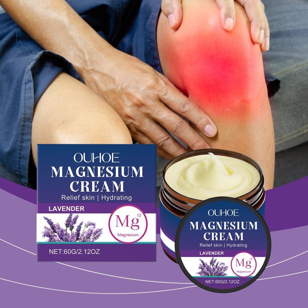 Soothing Magnesium Cream for Wrist Knee Joint Discomfort Relief Gentle Ingredients Daily Massage Care 60g
Soothing Magnesium Cream for Wrist Knee Joint Discomfort Relief Gentle Ingredients Daily Massage Care 60g
