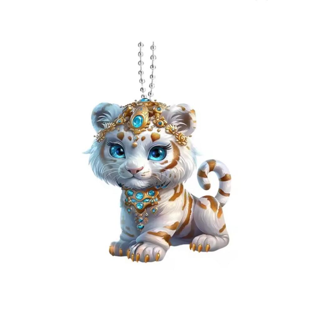 Chinese Style Acrylic Zodiac Pendant Cartoon Hanging Flat Pendant Car Backpack Keychain New Year Style 1
Chinese Style Acrylic Zodiac Pendant Cartoon Hanging Flat Pendant Car Backpack Keychain New Year Style 1