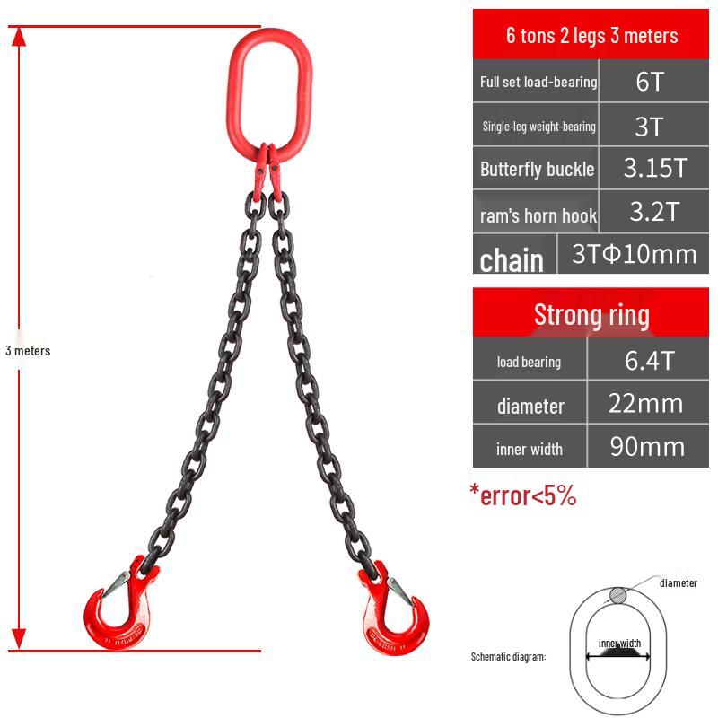 Heavy-Duty Lifting Chain Sling
Heavy-Duty Lifting Chain Sling