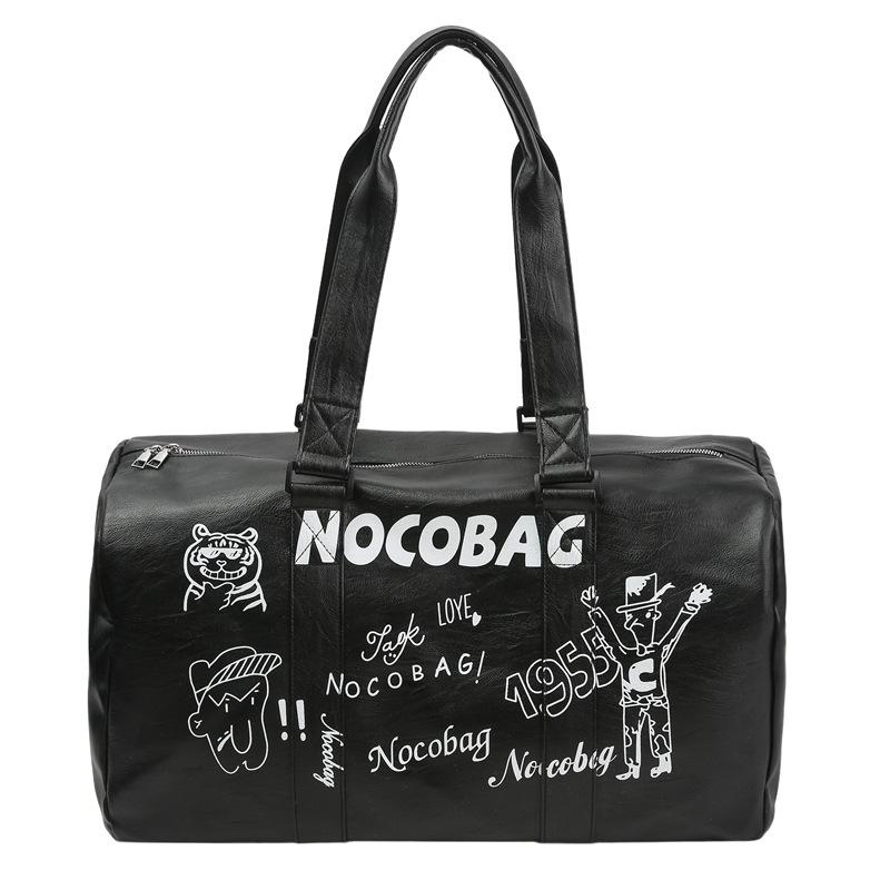 Fashion PU business trip travel luggage storage bag graffiti portable large capacity couple waterproof sports fitness yoga bag чорний
Fashion PU business trip travel luggage storage bag graffiti portable large capacity couple waterproof sports fitness yoga bag чорний