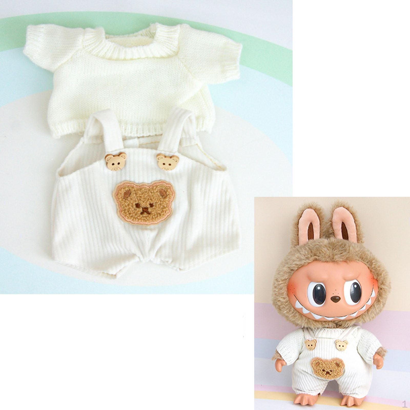 38 см плюшевий одяг для ляльок Аксесуари з мультфільмів Модні одягальні костюми Реквізит для фотографій sweater overalls
38 см плюшевий одяг для ляльок Аксесуари з мультфільмів Модні одягальні костюми Реквізит для фотографій sweater overalls