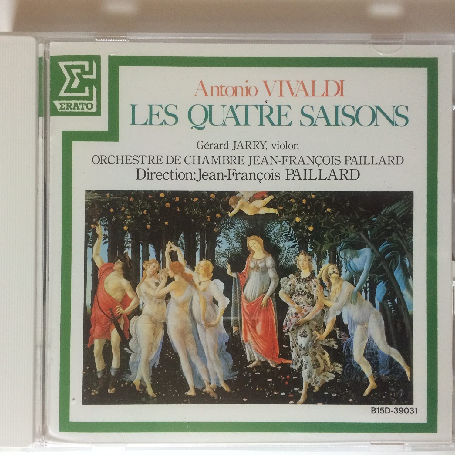 CD A. VIVALDI, JF PEYARD, PEYARD CHAMB - Vivaldi: The Four Seasons B15D39031 Japan Classical Used
CD A. VIVALDI, JF PEYARD, PEYARD CHAMB - Vivaldi: The Four Seasons B15D39031 Japan Classical Used