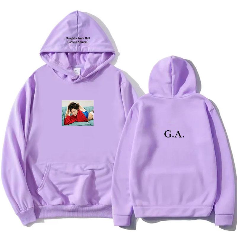 Daughter From Hell G.A. Print Black Hoodie Gracie Abrams Graphic Sweatshirt Long Sleeve Fashion Hooded Pullovers Women XXXL
Daughter From Hell G.A. Print Black Hoodie Gracie Abrams Graphic Sweatshirt Long Sleeve Fashion Hooded Pullovers Women XXXL
