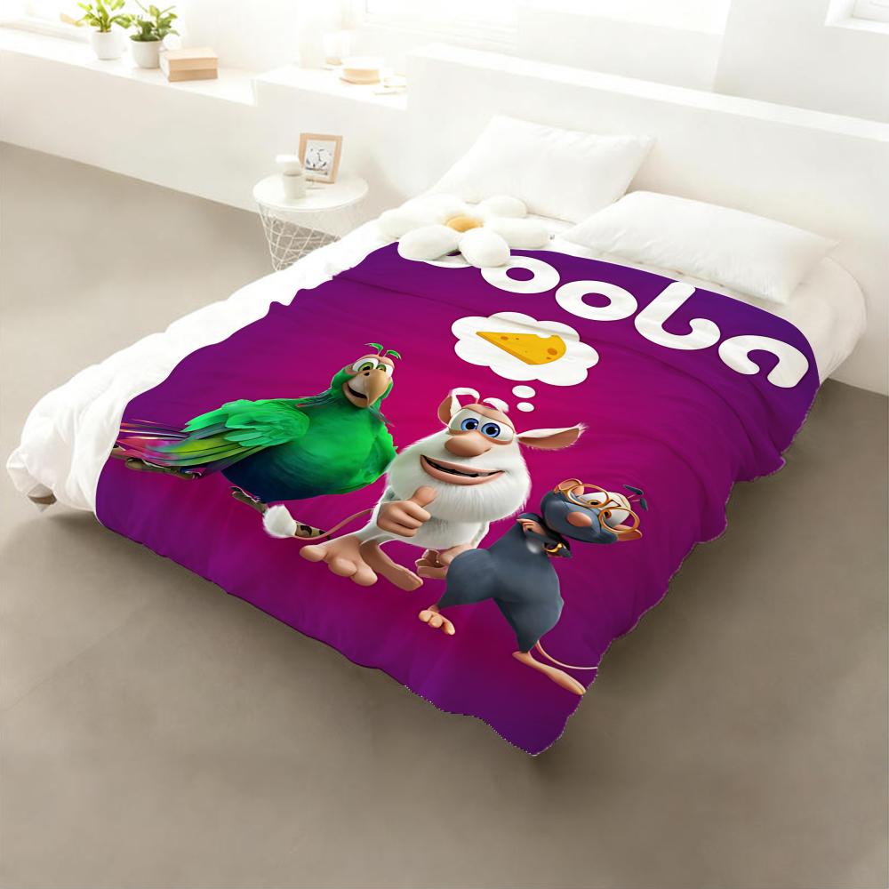 Cute Booba Throw Flannel Throw Blanket: Soft Kid-Friendly Warm Anti-Static All Season Washable Couch Bed Home 75x90cm
Cute Booba Throw Flannel Throw Blanket: Soft Kid-Friendly Warm Anti-Static All Season Washable Couch Bed Home 75x90cm