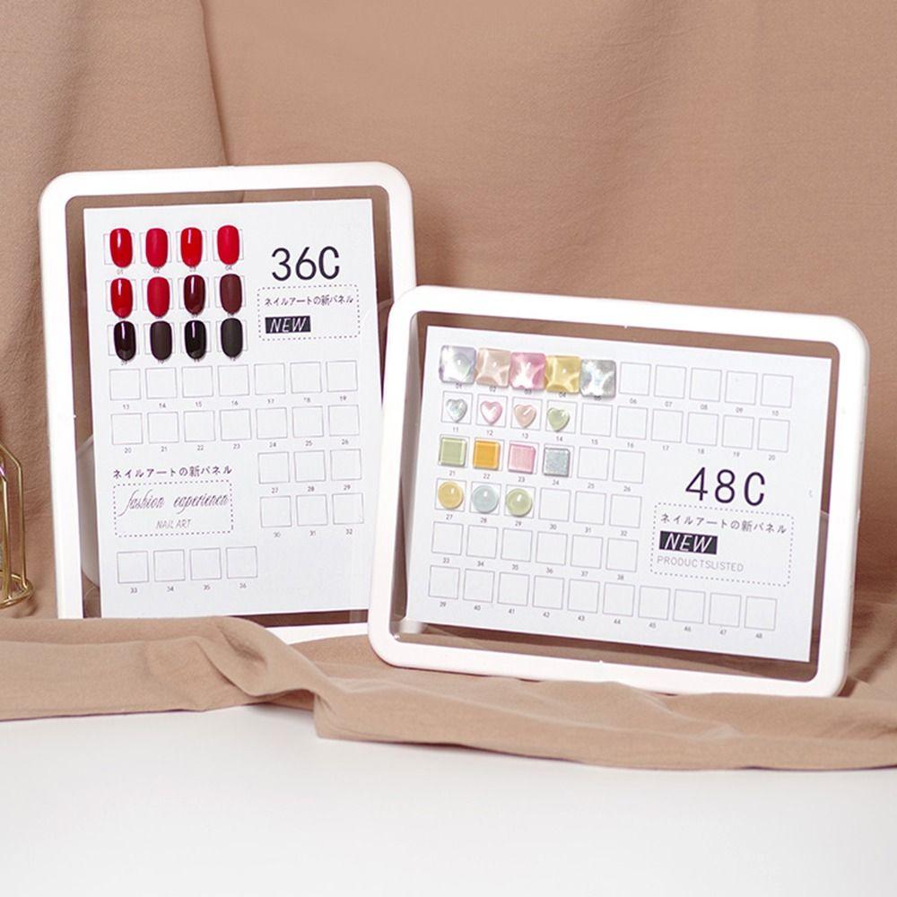 False Nail Color Board Nail Polish Color Card Nail Color Display Chart Nail Tips Display Stand 20pcs
False Nail Color Board Nail Polish Color Card Nail Color Display Chart Nail Tips Display Stand 20pcs