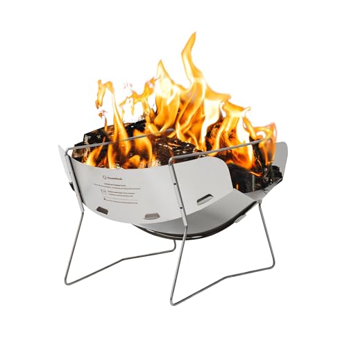 Thous Winds Campfire Grill/BBQ Grill - Ultralight, Foldable, Compact, Easy Assembly, Outdoor Camping Gear, Grilling Net, Storage Bag Included
Thous Winds Campfire Grill/BBQ Grill - Ultralight, Foldable, Compact, Easy Assembly, Outdoor Camping Gear, Grilling Net, Storage Bag Included