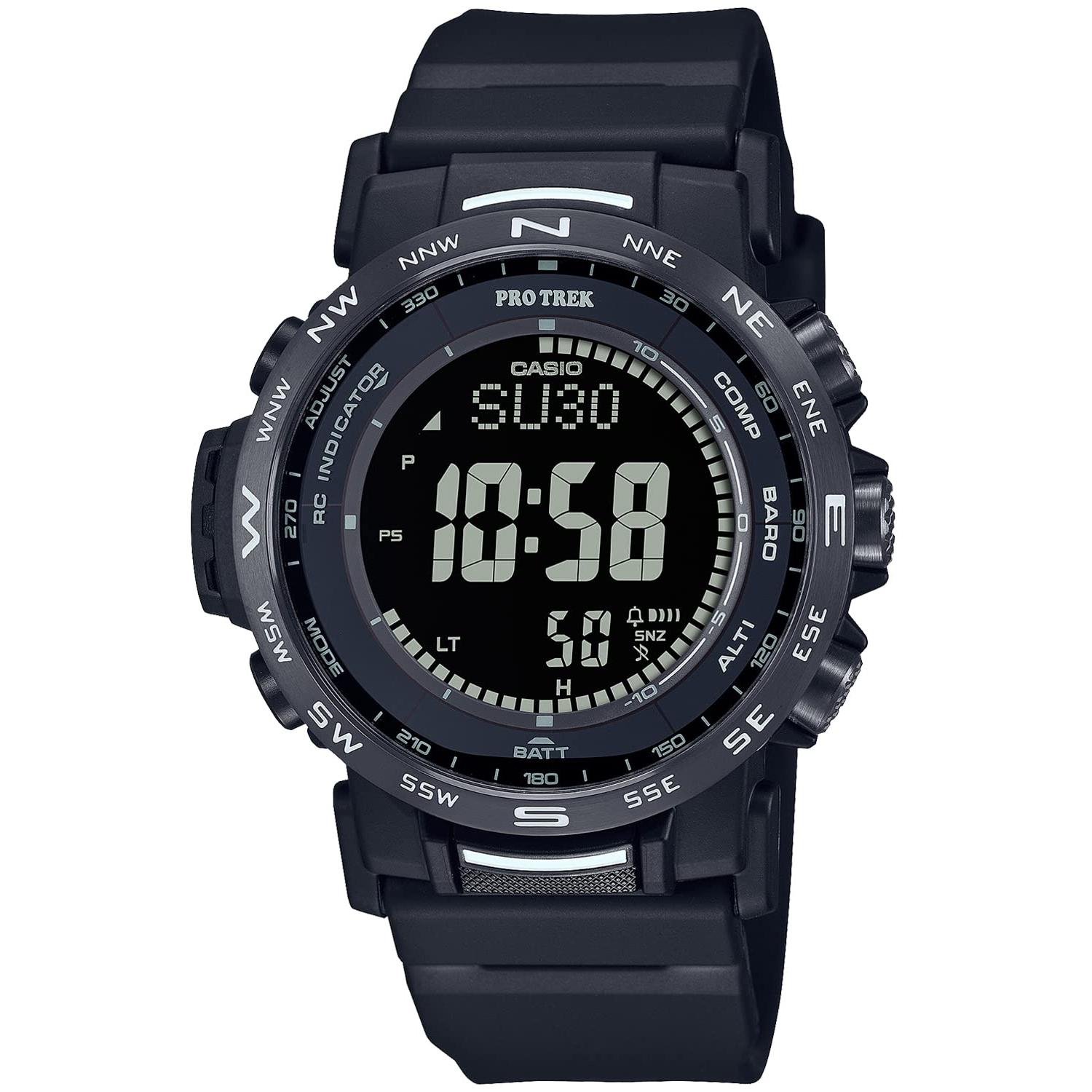 Casio Pro Trek PRW-35Y-1BJF Men s All-Black Climber Line Solar Radio Wave Watch with Biomass Plastic
Casio Pro Trek PRW-35Y-1BJF Men s All-Black Climber Line Solar Radio Wave Watch with Biomass Plastic