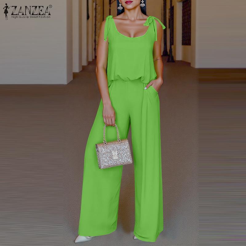 ZANZEA Women Summer U-neck Sleeveless Vest Wide-leg Pants Sets L темно-синього кольору
ZANZEA Women Summer U-neck Sleeveless Vest Wide-leg Pants Sets L темно-синього кольору
