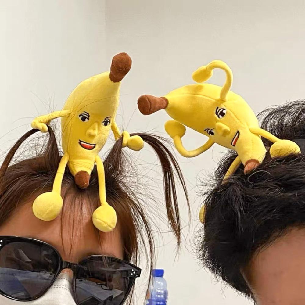 PP Cotton Cartoon Banana Headband Plastic Singing Doll Hairband Cute Plush Banana Hair Hoop Girls no sound
PP Cotton Cartoon Banana Headband Plastic Singing Doll Hairband Cute Plush Banana Hair Hoop Girls no sound