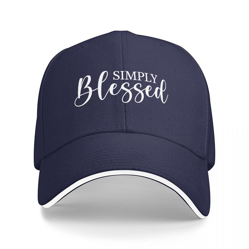 Simply Blessed Baseball Cap Black with White Embroidery Faith Inspired Design for Everyday Wear and Spiritual Expression Adjustable
Simply Blessed Baseball Cap Black with White Embroidery Faith Inspired Design for Everyday Wear and Spiritual Expression Adjustable