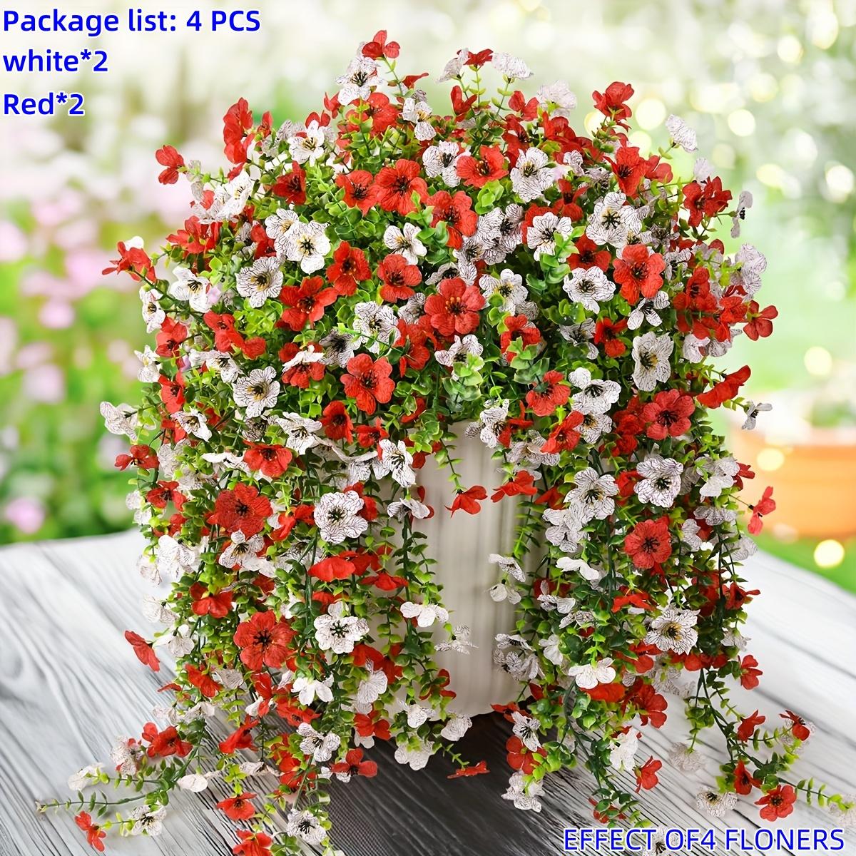 4pcs Artificial Hanging Flowers - Realistic Plastic Vine Garlands with Multicolor Blooms for Indoor/Outdoor Summer Decor
4pcs Artificial Hanging Flowers - Realistic Plastic Vine Garlands with Multicolor Blooms for Indoor/Outdoor Summer Decor