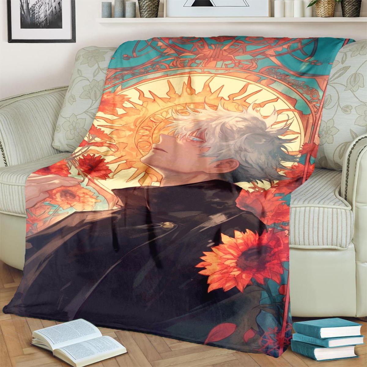 Warm Jujutsu Kaisen Print Blanket Soft Flannel for Bedrooms, Sofas, Beds, Chairs, Picnics, Travel 75x90cm
Warm Jujutsu Kaisen Print Blanket Soft Flannel for Bedrooms, Sofas, Beds, Chairs, Picnics, Travel 75x90cm