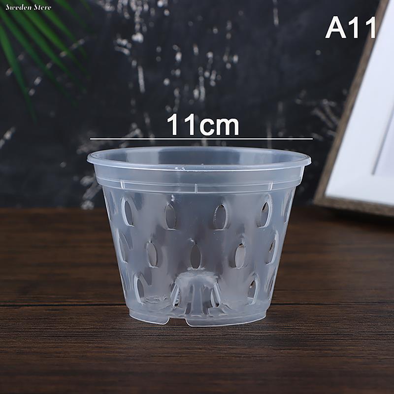 Hot 1Pc Transparent Flowerpot Garden Planter Drainage Pots With Holes Orchid Baskets Plastic Breathable Flower Pots Accessories
Hot 1Pc Transparent Flowerpot Garden Planter Drainage Pots With Holes Orchid Baskets Plastic Breathable Flower Pots Accessories