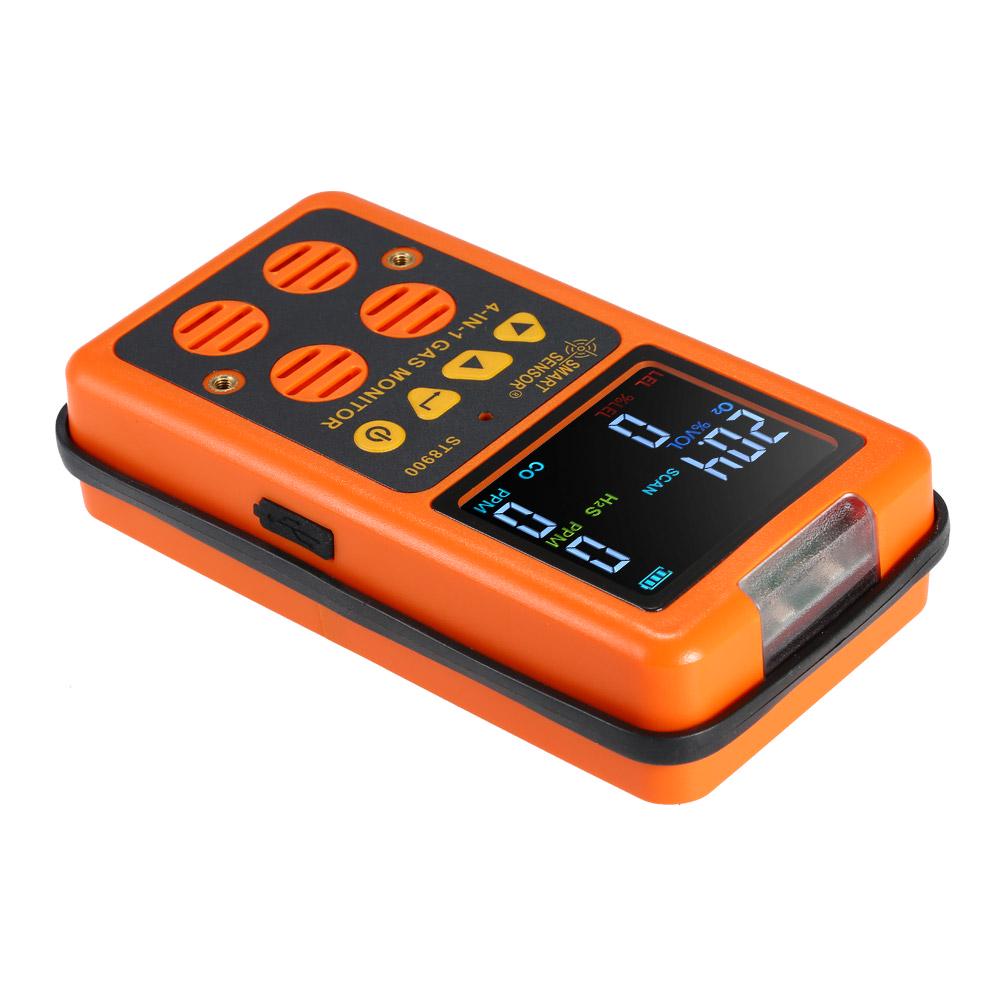 SMART SENSOR 4 in 1 Gas Detector H₂S and CO Monitor Industrial Digital Handheld Toxic Gas Carbon Monoxide Detector Carbonic Oxide Hydrogen Sulfide G
SMART SENSOR 4 in 1 Gas Detector H₂S and CO Monitor Industrial Digital Handheld Toxic Gas Carbon Monoxide Detector Carbonic Oxide Hydrogen Sulfide G