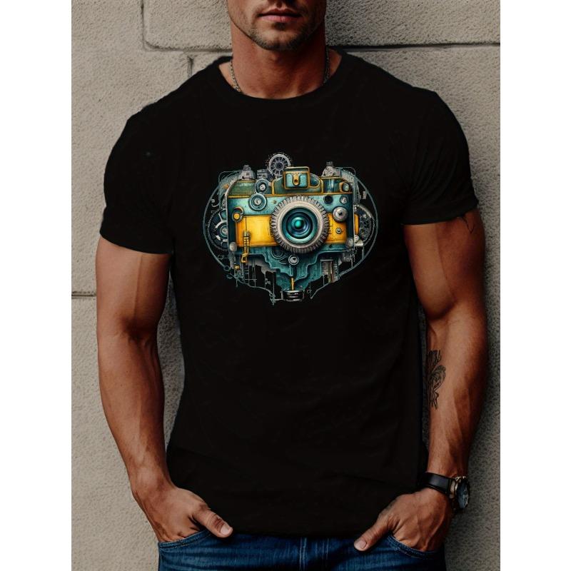 European sizes Men s Short Sleeve T-Shirt Compatible for Camera Lenses - Casual Round Neck Summer Top with - Wear, Machine Washable 4XL
European sizes Men s Short Sleeve T-Shirt Compatible for Camera Lenses - Casual Round Neck Summer Top with - Wear, Machine Washable 4XL