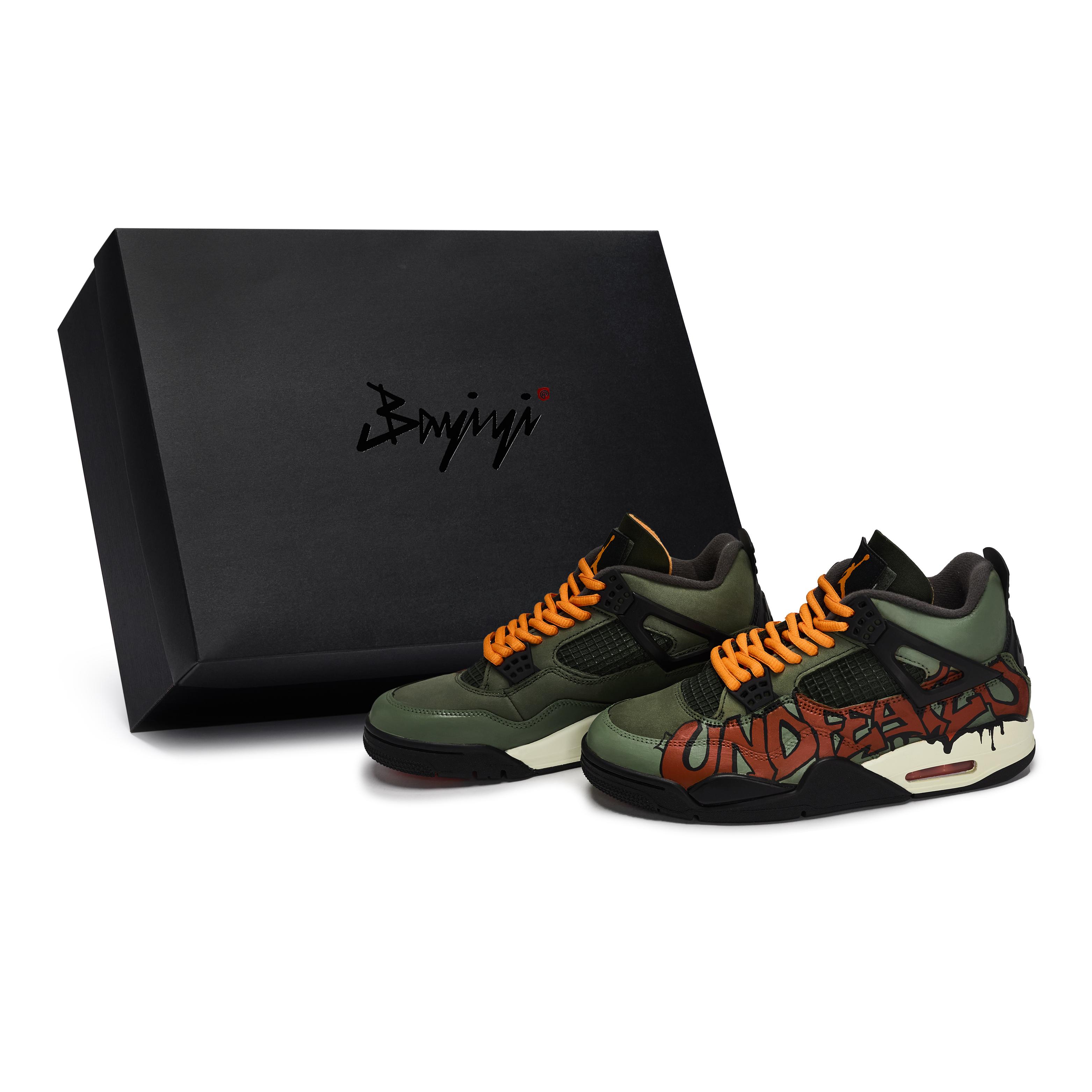 UNDEFEATED X Jordan Air Jordan 4 Vintage Basketball Shoes Men s Mid Top Black/Green/Red/Orange IB1519-200(Team80-S-BOX) 42
UNDEFEATED X Jordan Air Jordan 4 Vintage Basketball Shoes Men s Mid Top Black/Green/Red/Orange IB1519-200(Team80-S-BOX) 42