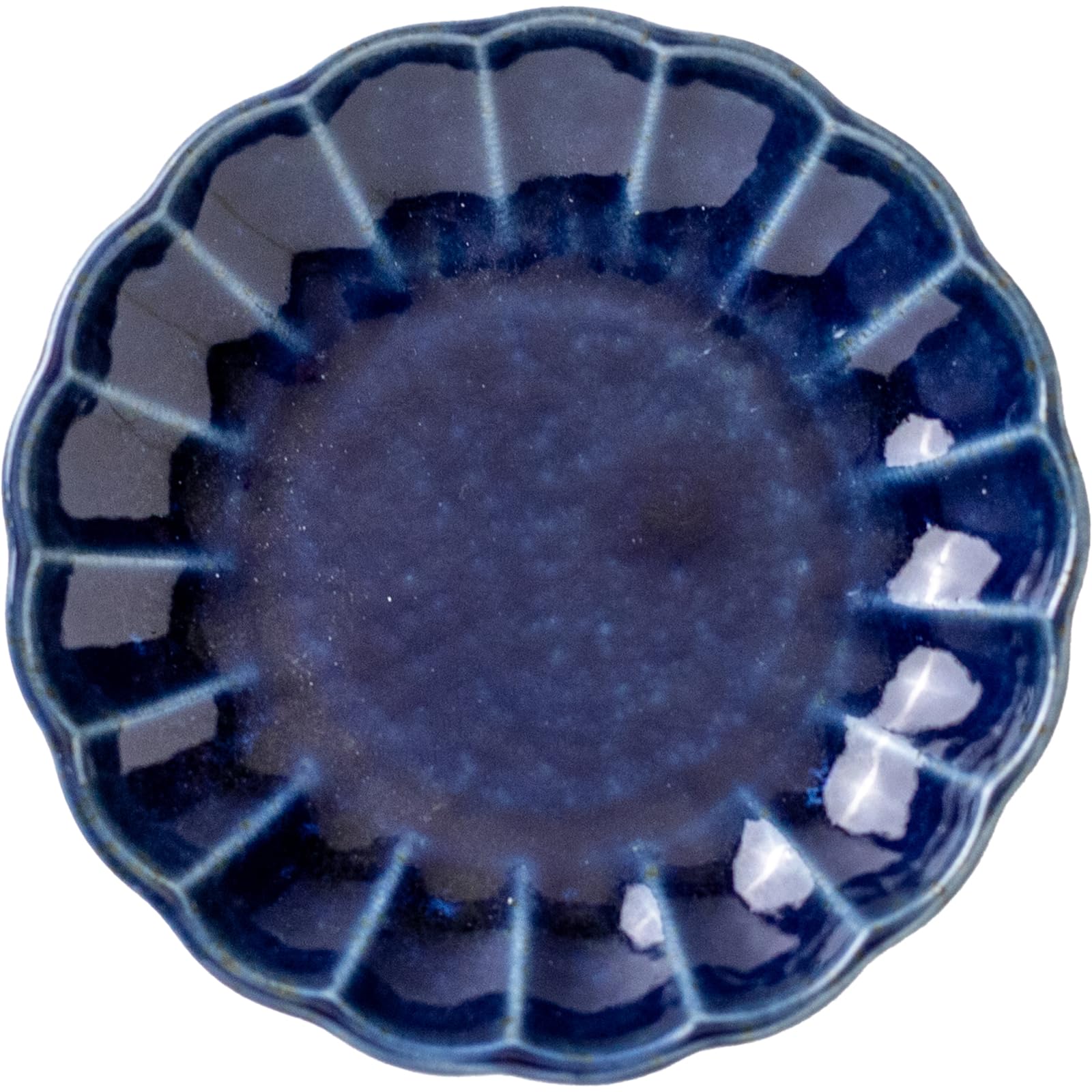 Minoru Pottery Toiro 90cm Chrysanthemum-Shaped Small Plate, Indigo
Minoru Pottery Toiro 90cm Chrysanthemum-Shaped Small Plate, Indigo