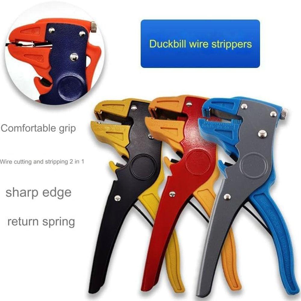 Non-slip Cable Stripper Self Adjusting Duck Beak Plier Multifunction Bend Nose Bolt Clipper синій
Non-slip Cable Stripper Self Adjusting Duck Beak Plier Multifunction Bend Nose Bolt Clipper синій